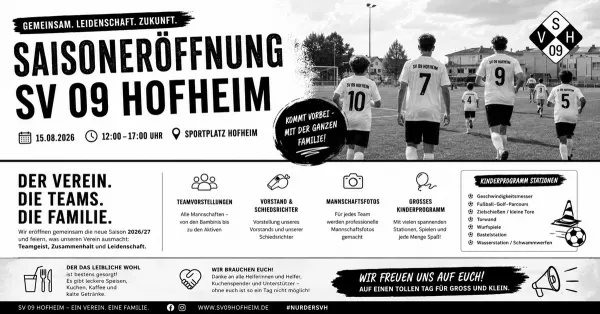 SV 09 Hofheim Saisoneröffnung