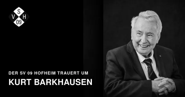 SV 09 Hofheim trauert um Kurt Barkhausen
